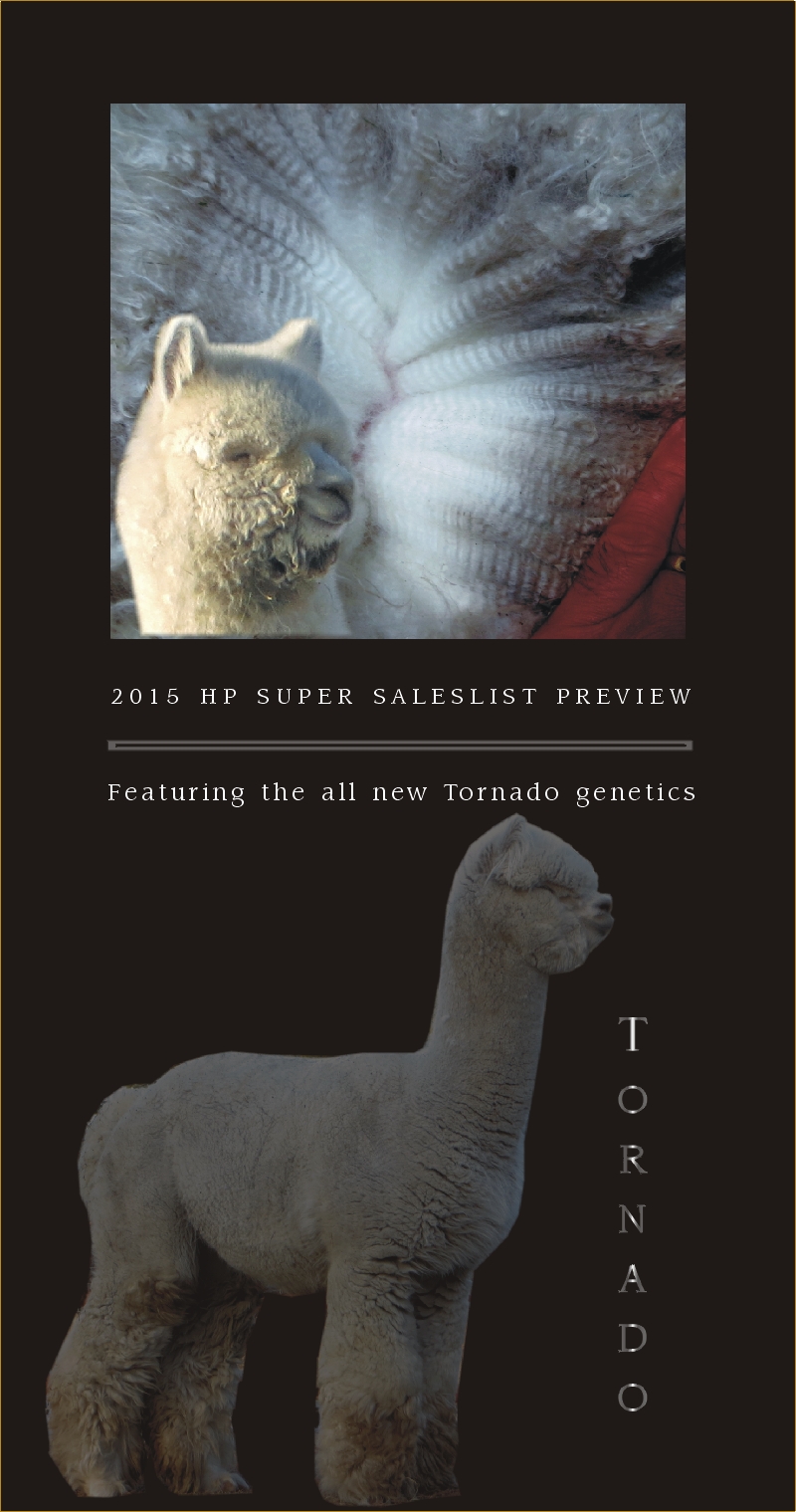 2015 HP Super Sales List Preview, featuring the all new Tornado genetics